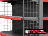 *Estantería Anchen de Extremo*  Tamaño(L*W*H): 90*46*165cm Estantería de extremo con malla lateral.