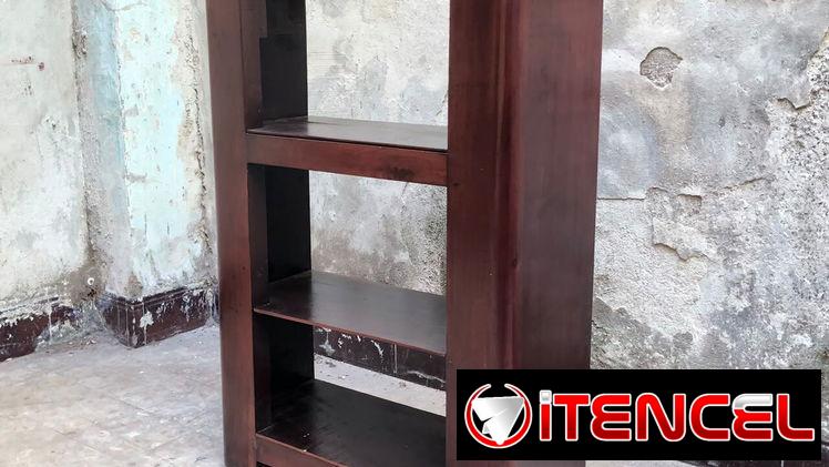 ⚜️ Librero pequeño antiguo restaurado • Entrega incluida 🚛
