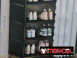 🚨Zapatera de 4 y 5 niveles con Cortina