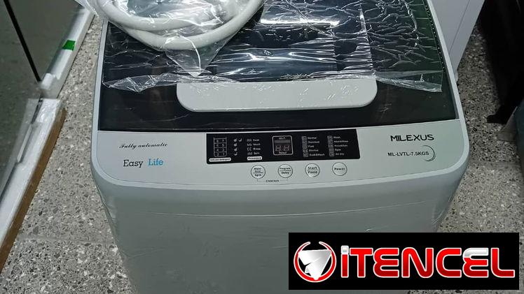 Lavadora Automática carga Superior 7.5KG marca Milexus Panel de Control: Digital. 110v $250  USD Transporte gratis