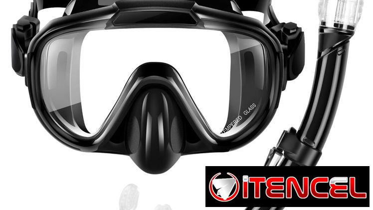 Careta con snorkel de adulto
