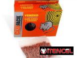 CAJA CON 2 SOBRES DE 40 GR DE VENENO EN CHURRITO MATA – RATAS Y RATONES CAZAFACIL