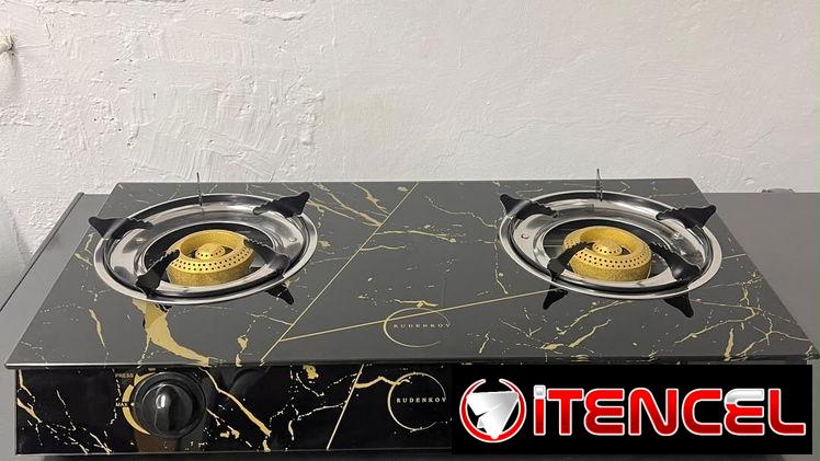 Cocina de dos quemadores