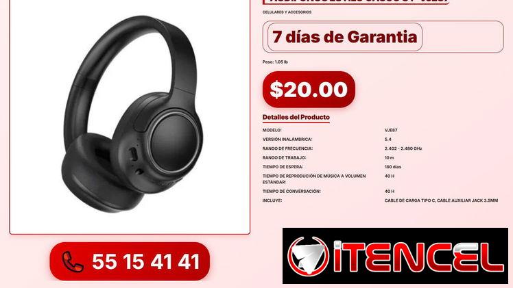 AUDÍFONOS ESTILO CASCO SY-VJE87 VPT-0014