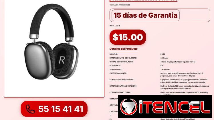 AURICULARES BLUETOOTH P959 VPT-0018