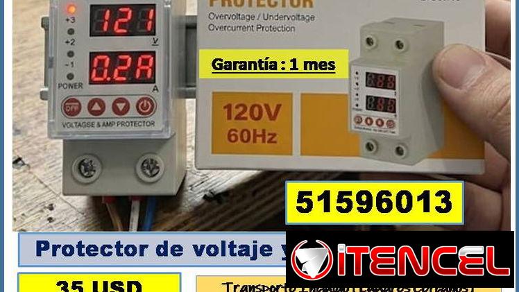QB-705-Protector de voltaje y amperaje 110V….35 USD…51596013..Mensajeria lugares cercanos