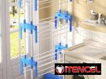 Tendedero plegable con ruedas