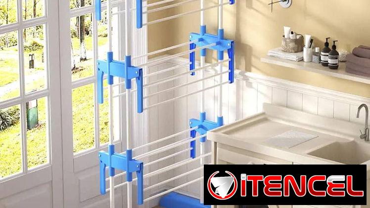 Tendedero plegable con ruedas