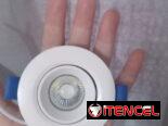 Lamparas DICROICAS para empotrar o luces led calidas y frias,Cintas neon flex, reflectores de 50 y 100 W. Mangueras led