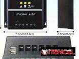 Control de carga de panel solar 100A  MPPT y PWM leer dentro