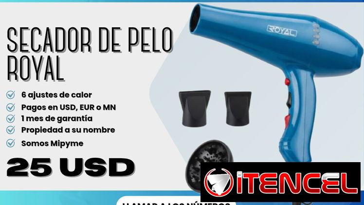 💇🏼‍♀️ SECADOR DE PELO 🔴 ROYAL 💲25 USD