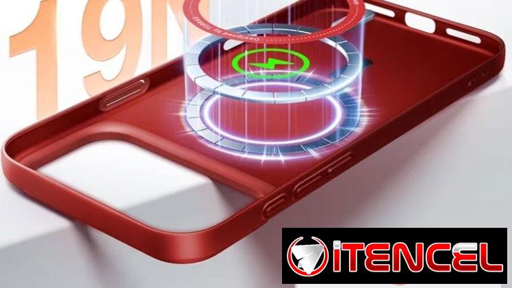 Magnetic Slim-Fit Case para iPhone 17 Pro Max – Red | videojuegoshabana.com