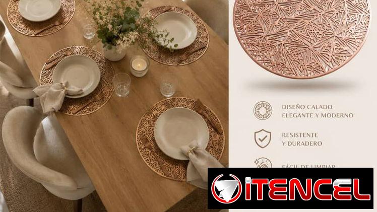 Doyle Decorativo Metalizado 6 Piezas — Dorado, Plateado, Rosado