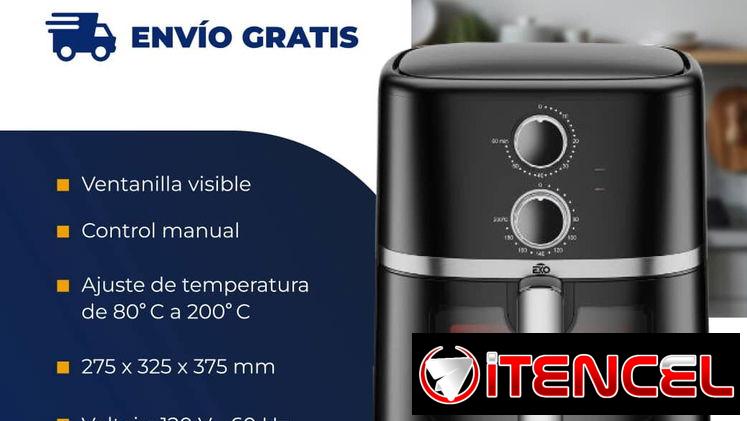 Freidora de aire de 5.5 L, envío gratis, ventanilla visible, 1500 w somos empresa,50796221