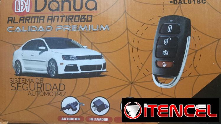 Alarma con cierre centralizado para autos universales 2 mandos . DAL018C