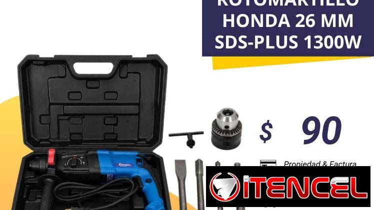 Taladro rotomartillo HONDA 26MM SDS- PLUS 1300W