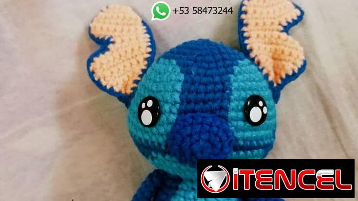 Stich amigurumi en stock. Todo a crochet vía WhatsApp por el 58473244.Escribe para ver disponibilidades y ofertas