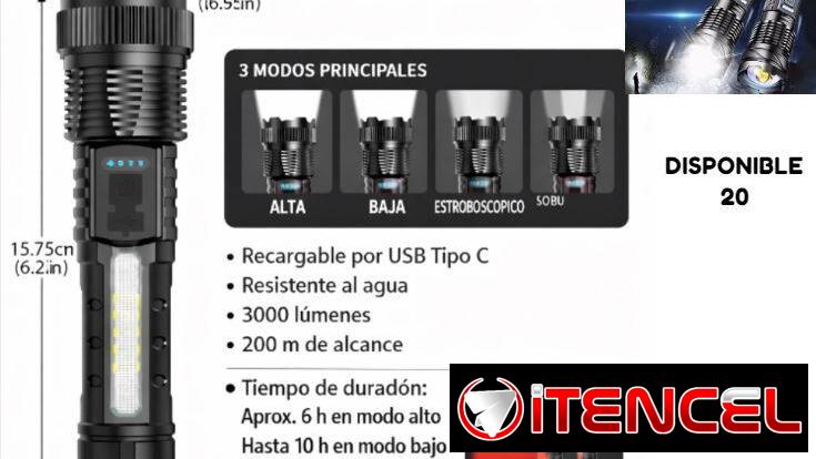 Linternas led por USB