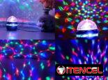 Luz de bola de discoteca RGB