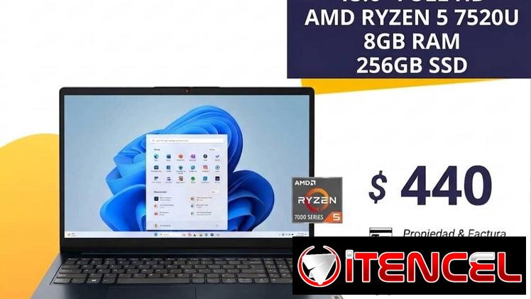 Laptop marca Lenovo IDEAPAD 1 15.6″