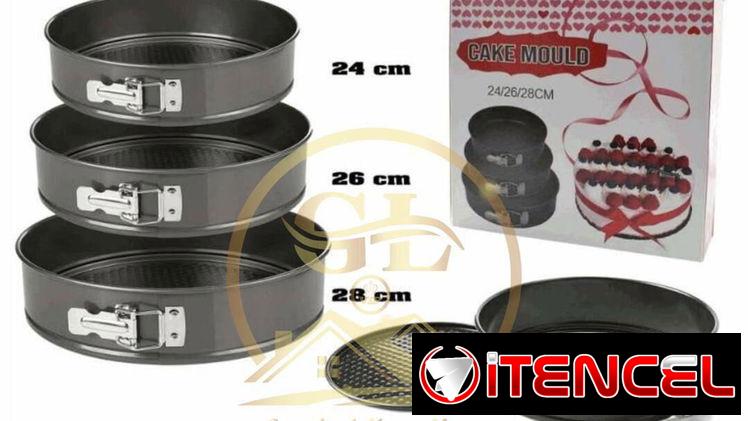 Molde para panetelas (3 unidades)  (G&L)