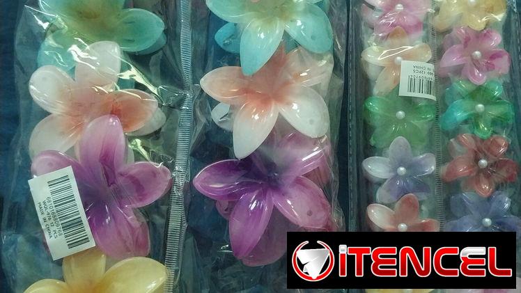 Pellizcos de flor para cabello grandes y pequeños