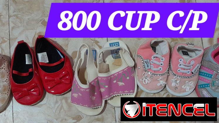 Se venden zapatos de poco uso para niñas de o a 2 años