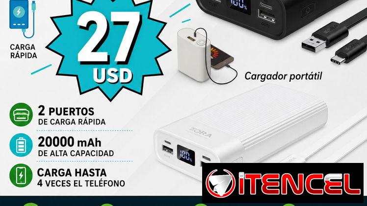 Power bank. Cargador portátil