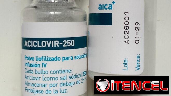 Aciclovir bulbo