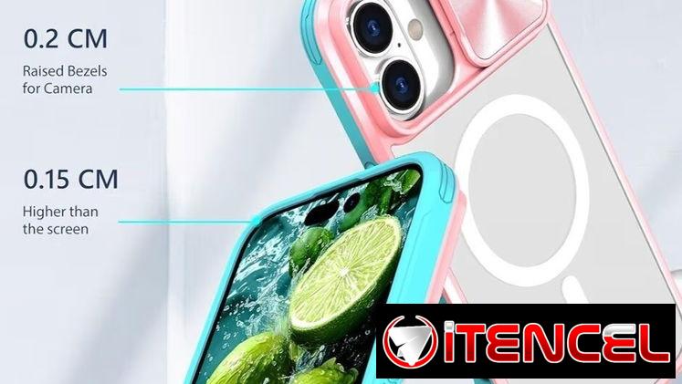 ☎️53544655 🛵 Entrega Disponible ⭐Funda Magnética para iPhone 17 con Cubierta Deslizable para Cámara ⭐