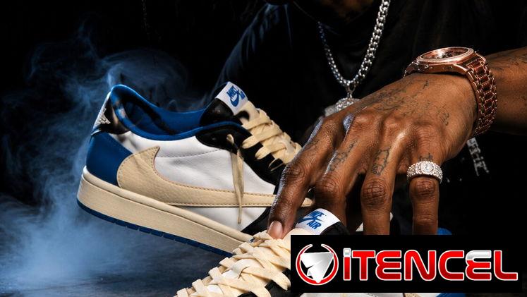 Jordan 1 Low x Travis Scott x Fragment. #37 y medio