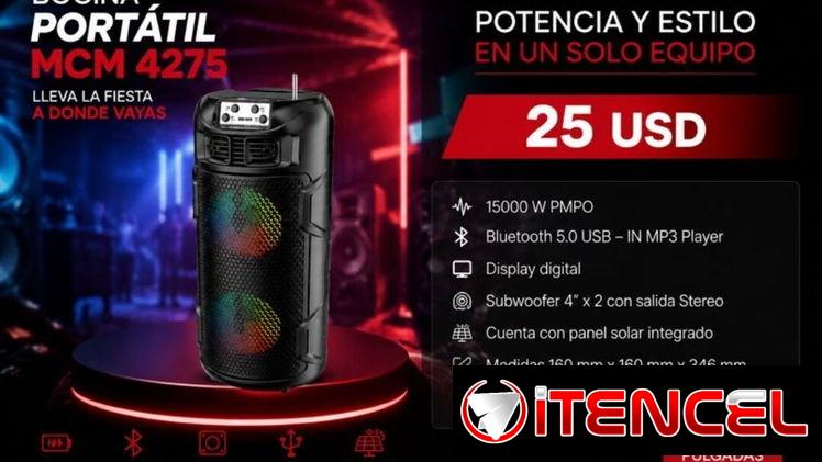 Equipo de música y bocinas