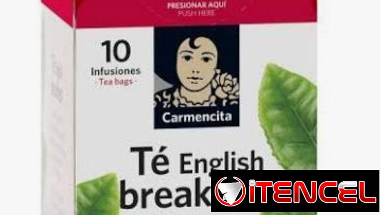 🌞 ¡Despierta con el Té English Breakfast Carmencita, un té negro fuerte y aromático