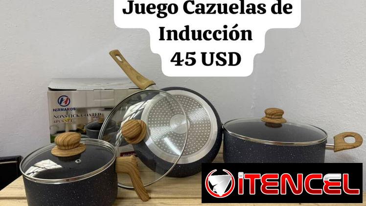 Ollas de presión y juego de cazuelas de inducción