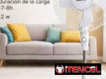 Ventilador recargables con batería de litio