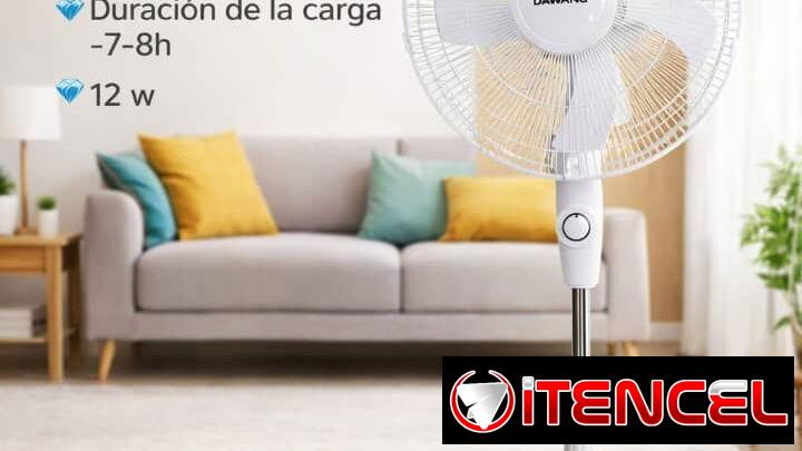 Ventilador recargables con batería de litio
