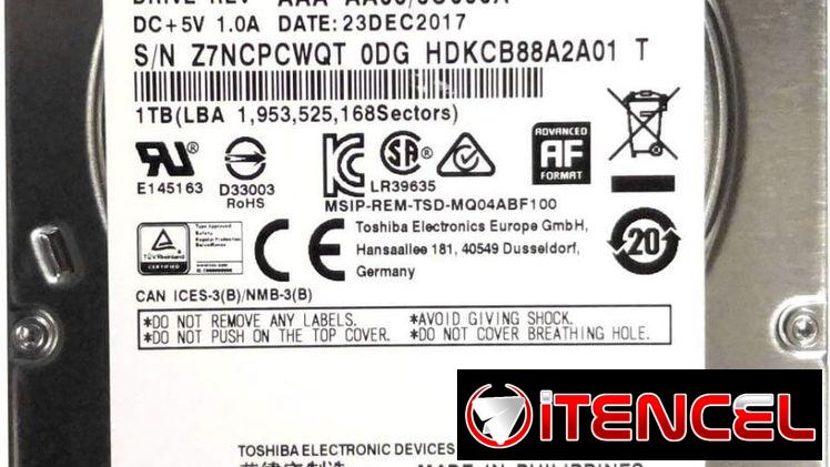💽 DISCO INTERNO TOSHIBA 1TB 2.5″