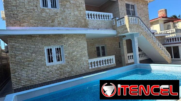 Alquilo CASA DE LUJO de 7 habitaciones con piscina en Guanabo