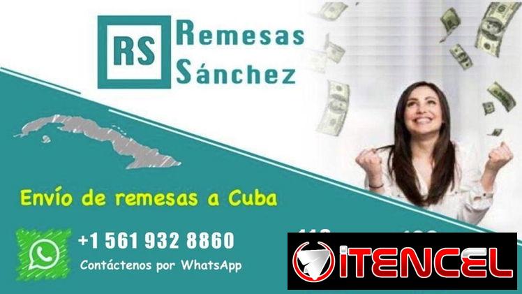1. Remesas. Envíe dinero a sus familiares  en Cuba a través de Remesas Sánchez (RS). Contáctenos por WhatsApp.