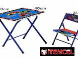 📢 Set de estudio (mesita + sillita) para los más pequeños del hogar. Importados