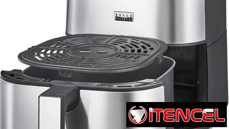 🍟 Freidora De Aire Bella PRO 6QT Acero Inoxidable Con Pantalla Táctil,  Canasta Extraíble 🧼 Envío* + Garantía**