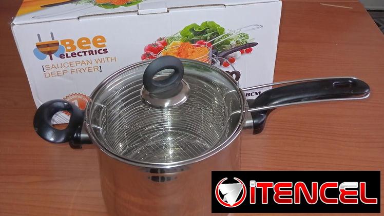🥓SE FORMO LA FREIDERA 🥓 FREIDORA DE ACEITE CON CANASTA ESCURRIDORA. MENSAJERÍA CON FACTURA Y GARANTÍA. TLF 54833699