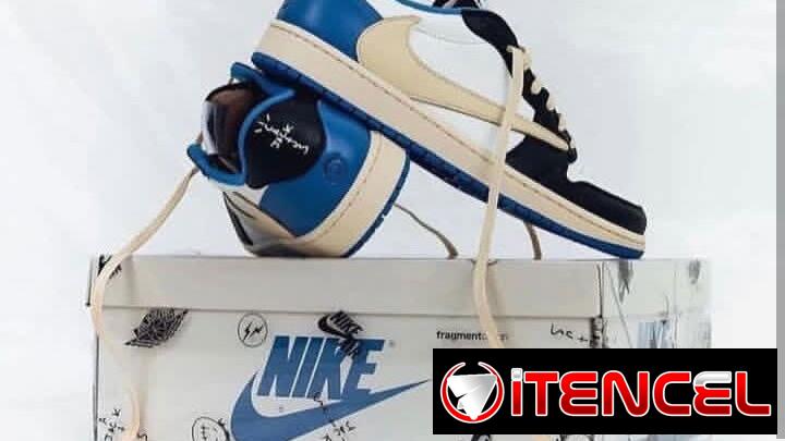 Jordan 1 Low x Travis Scott x Fragment. #37 y medio
