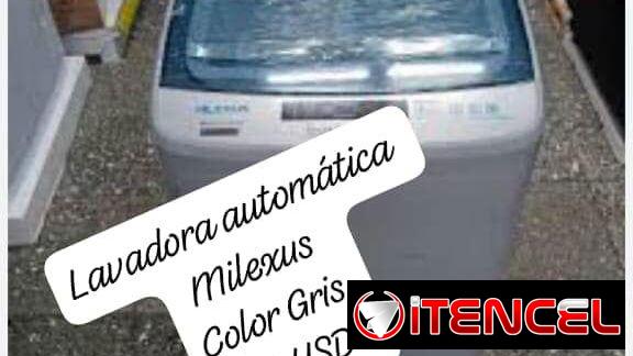 Lavadora automática milexus 7.5 kg
