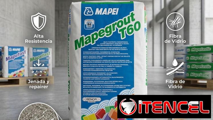 Mapegrout t60, mortero de reparación de 25kg