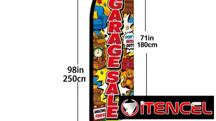 Bandera señalizadora ubicación de Venta de Garage