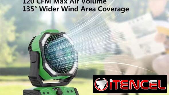 Telef 53511990 55 USD por unidad…Más de 20 a 53 USD  Ventilador Recargable para Exteriores con Batería de 30000mAh Portá