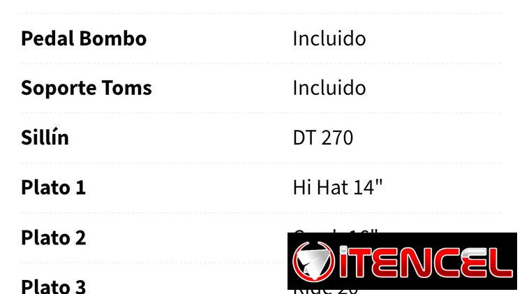 Drum Batería Percusión SONOR SMART FORCE XTEND