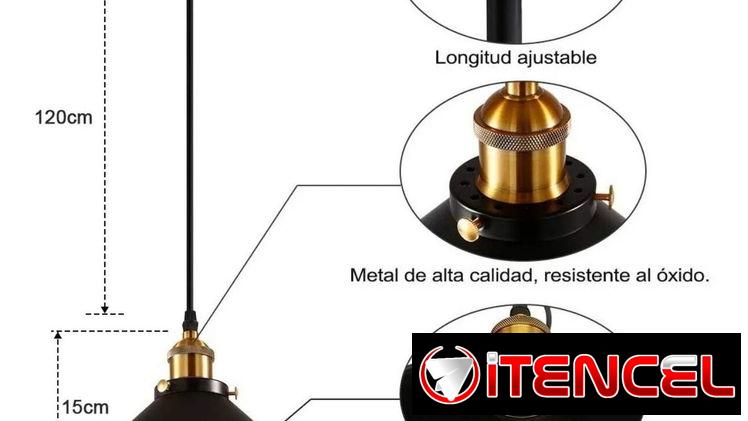Lámpara de techo de foco 3 en 1 . No incluye bombillos 50 USD