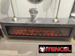 Chimeneas eléctricas en blanca y en gris